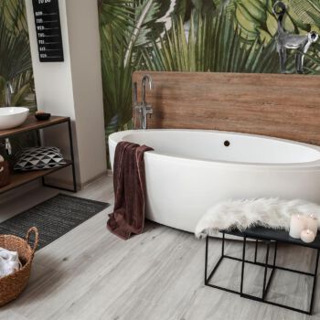 Interior of modern comfortable bathroom
